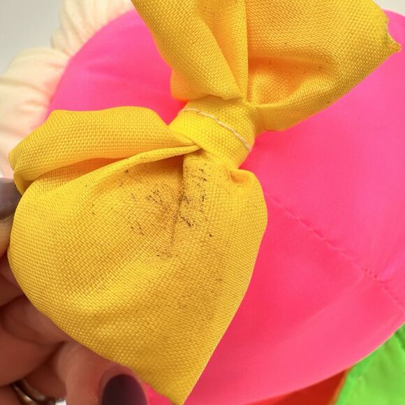 Vintage Nylon Plush Dinosaur Stuffed Animal Celebration by Gibson Greetings (2) - Picture 8 of 16